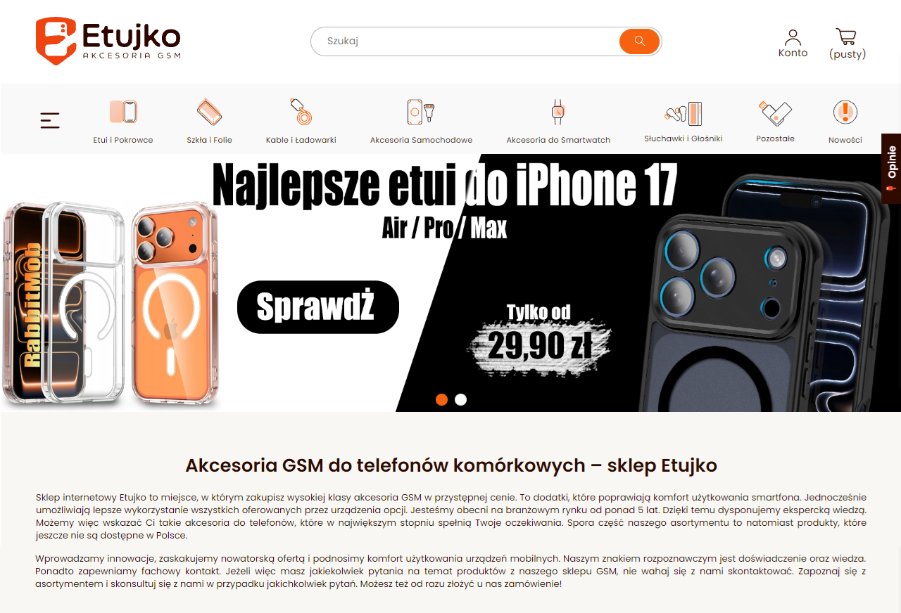 Sklep GSM Etujko